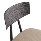 Arteriors - 6029 - Chaise de salle à manger - Reynard - Fer naturel/Lin naturel