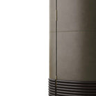 Arteriors - 6266 - Meuble - Sherbourne - Cuir graphite/Chêne ombré/Marbre blanc/Laiton antique