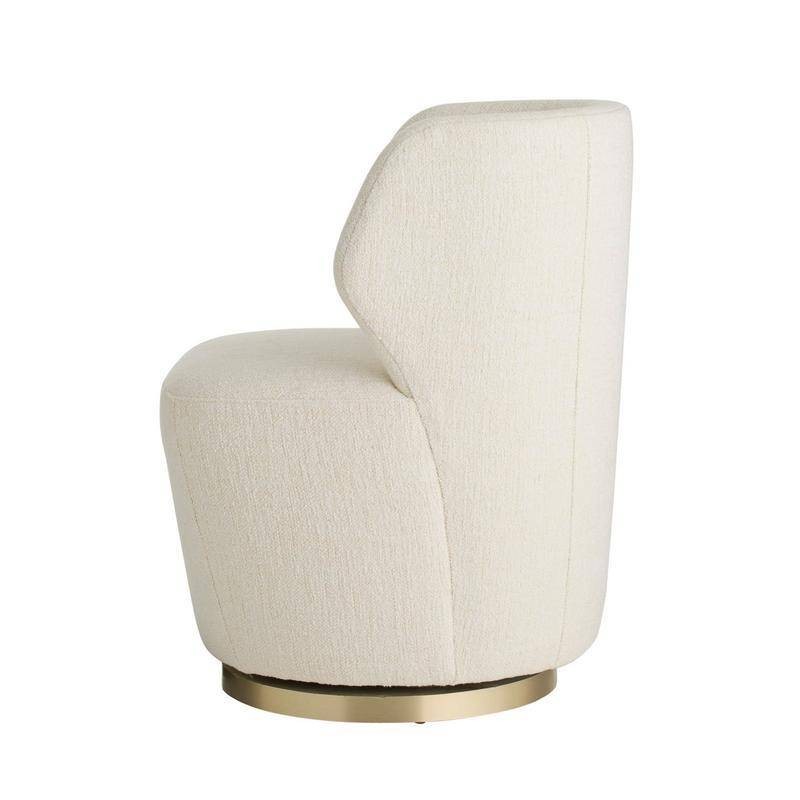 Arteriors - 8171 - Chaise - Poppy - Cloud Boucle/Champagne Pivotante