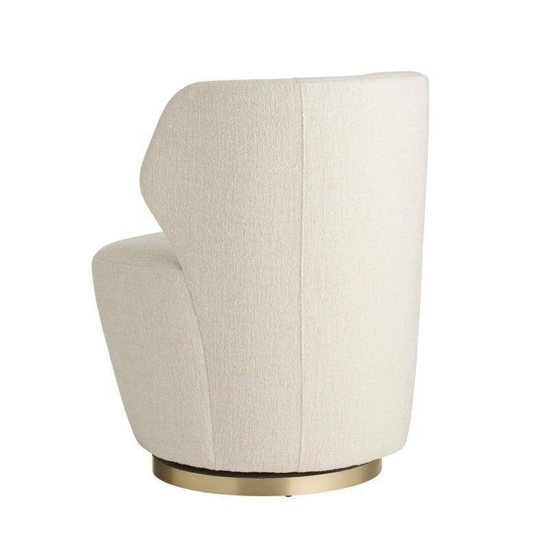 Arteriors - 8171 - Chaise - Poppy - Cloud Boucle/Champagne Pivotante