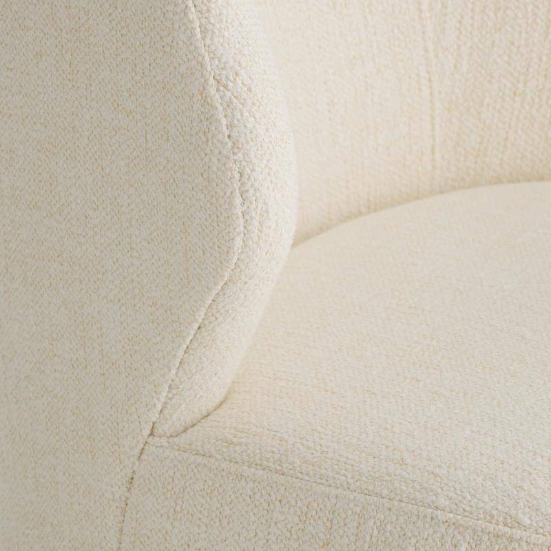 Arteriors - 8171 - Chaise - Poppy - Cloud Boucle/Champagne Pivotante