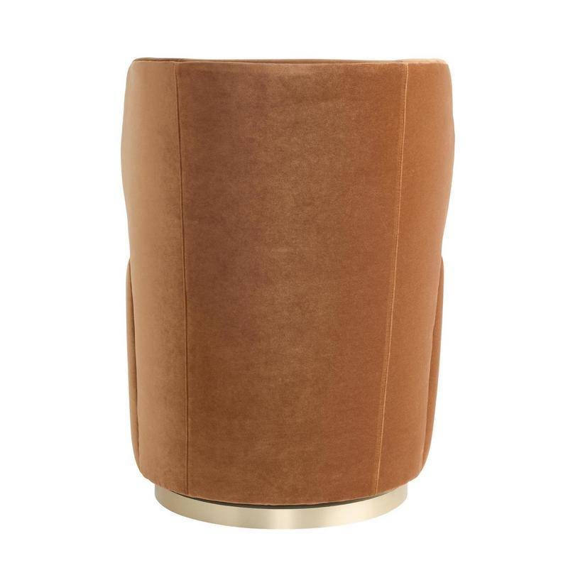 Arteriors - 8172 - Fauteuil - Poppy - Velours Cider/Champagne Pivotant