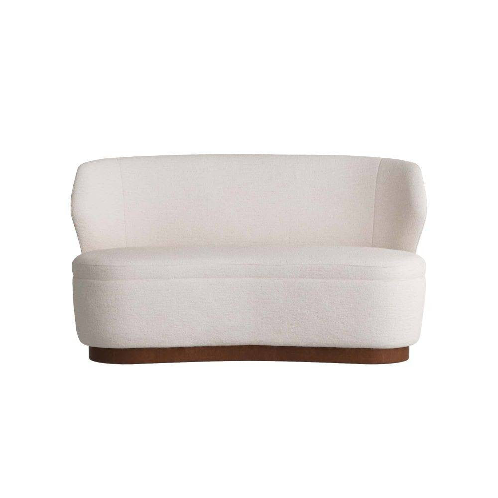 Arteriors - 8176 - Canapé - Pasadena - Cloud Boucle/Noyer foncé