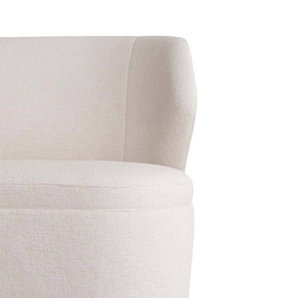 Arteriors - 8176 - Canapé - Pasadena - Cloud Boucle/Noyer foncé