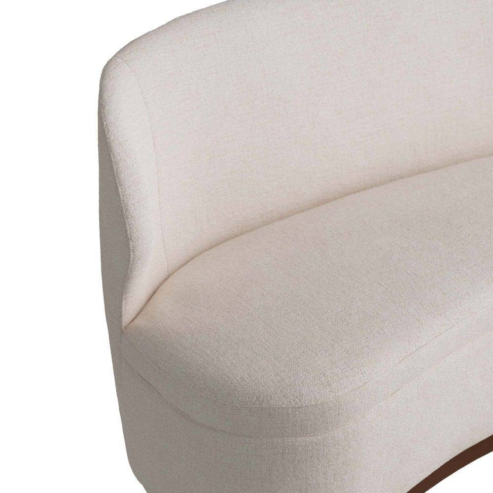 Arteriors - 8176 - Canapé - Pasadena - Cloud Boucle/Noyer foncé
