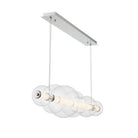 Eurofase Canada - 46772-015 - ATOMO-CHD-7LT-56IN-CHR-CL - ATOMO - Chrome