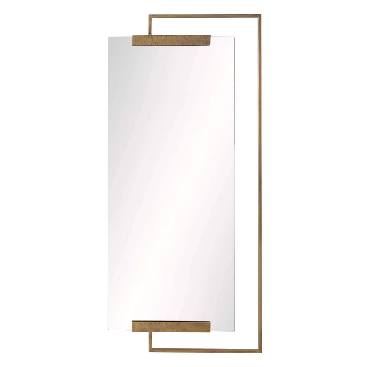 Arteriors WMI03 Princeton Mirror in Antique Brass