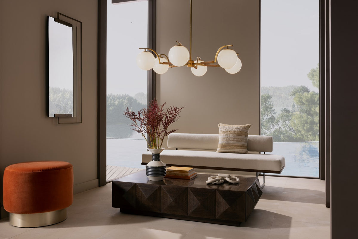 Arteriors WMI03 Princeton Mirror in Antique Brass