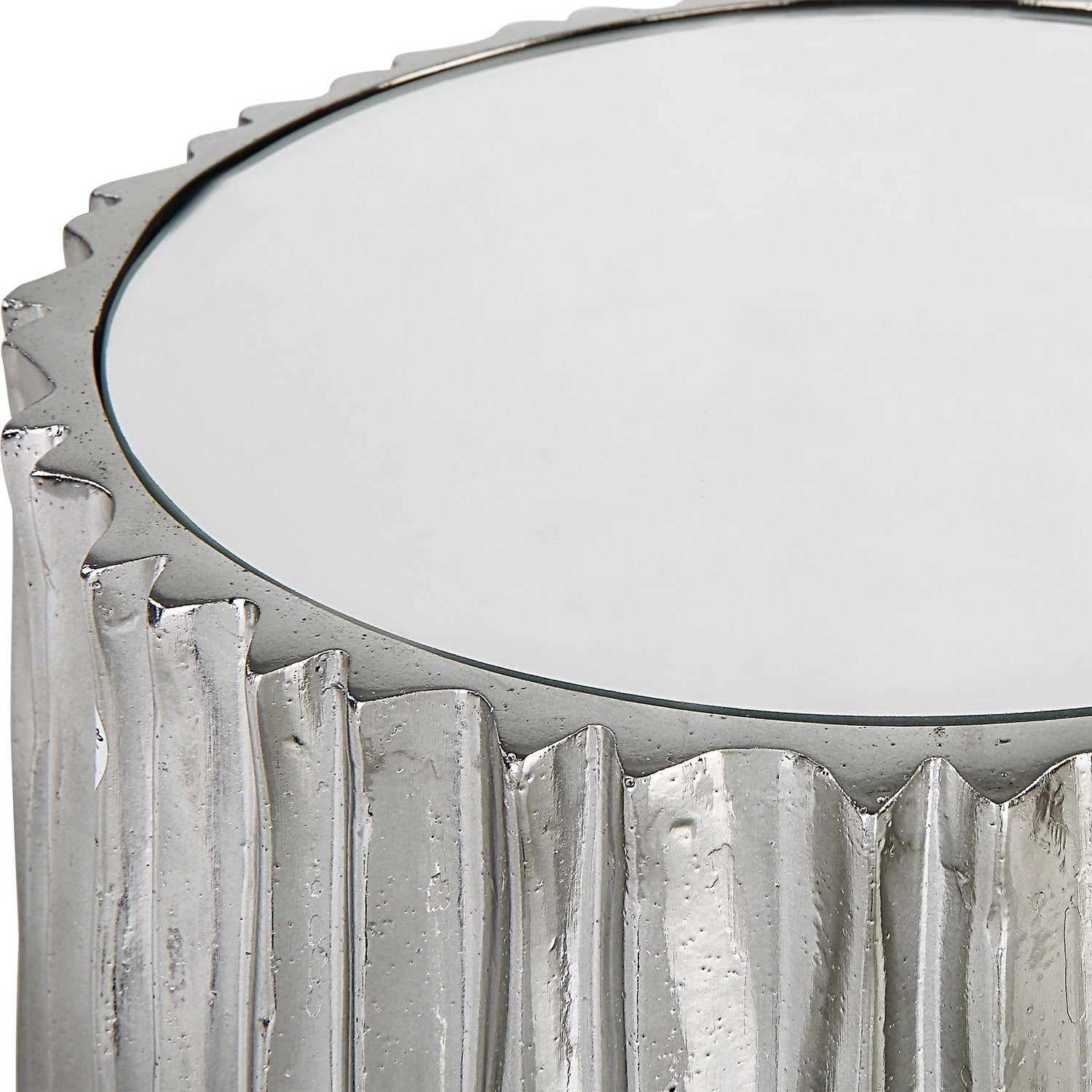Uttermost - 22950 - Drink Table - Echo - Polished Dark Nickel
