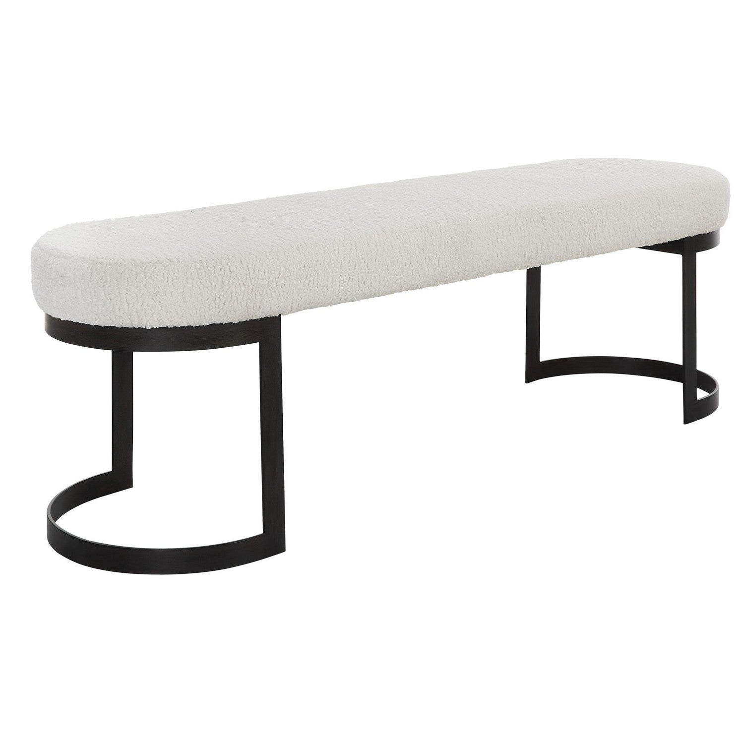 Uttermost - 23817 - Bench - Infinity - Matte Black