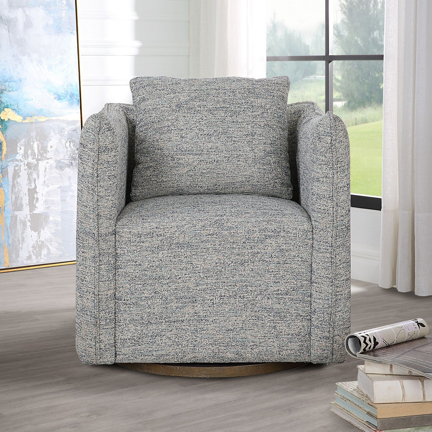 Uttermost - 23820 - Chair - Corben - Weathered Gray Stain