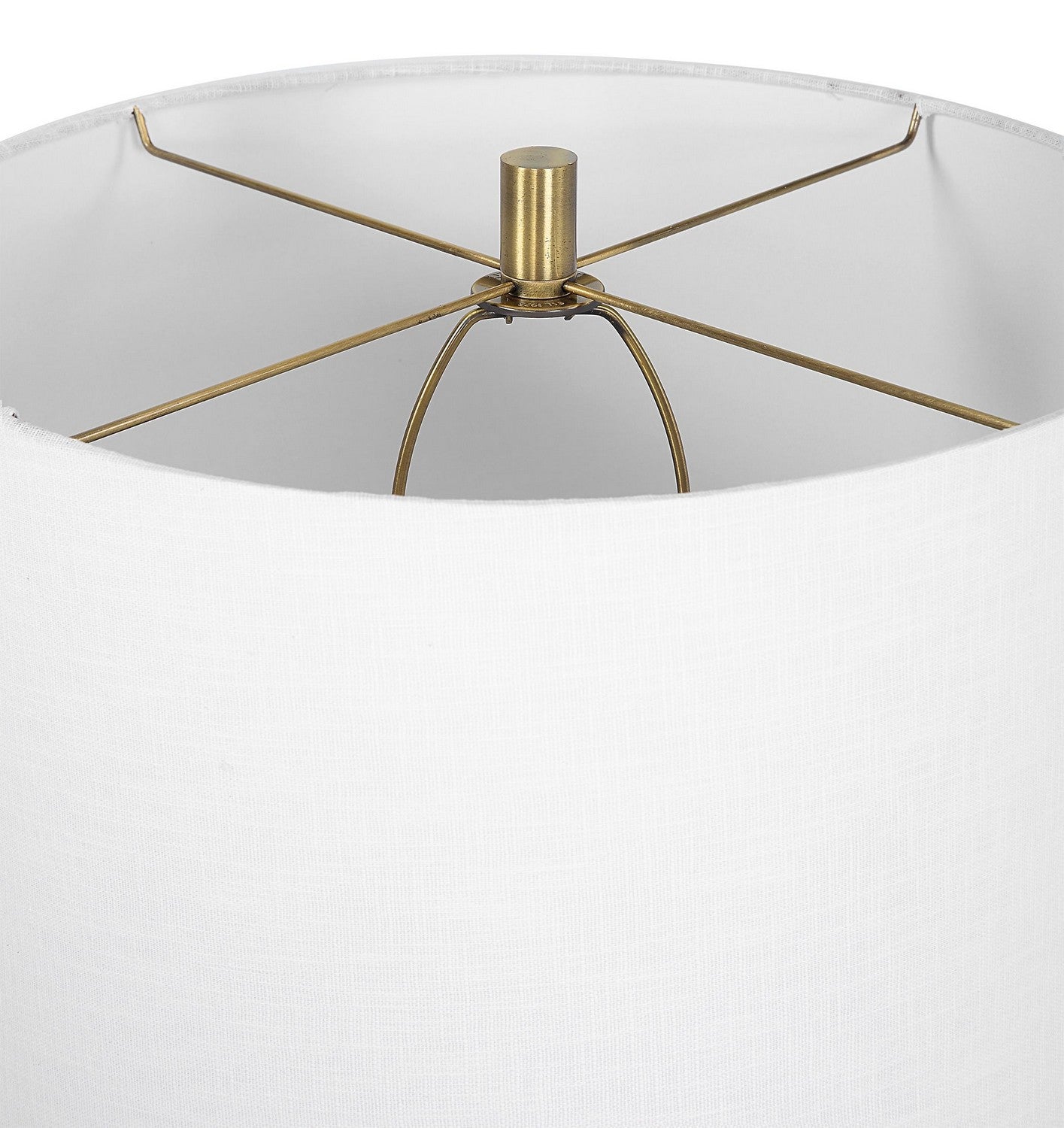 Uttermost - 30221-1 - One Light Table Lamp - Zade - Antiqued Brass