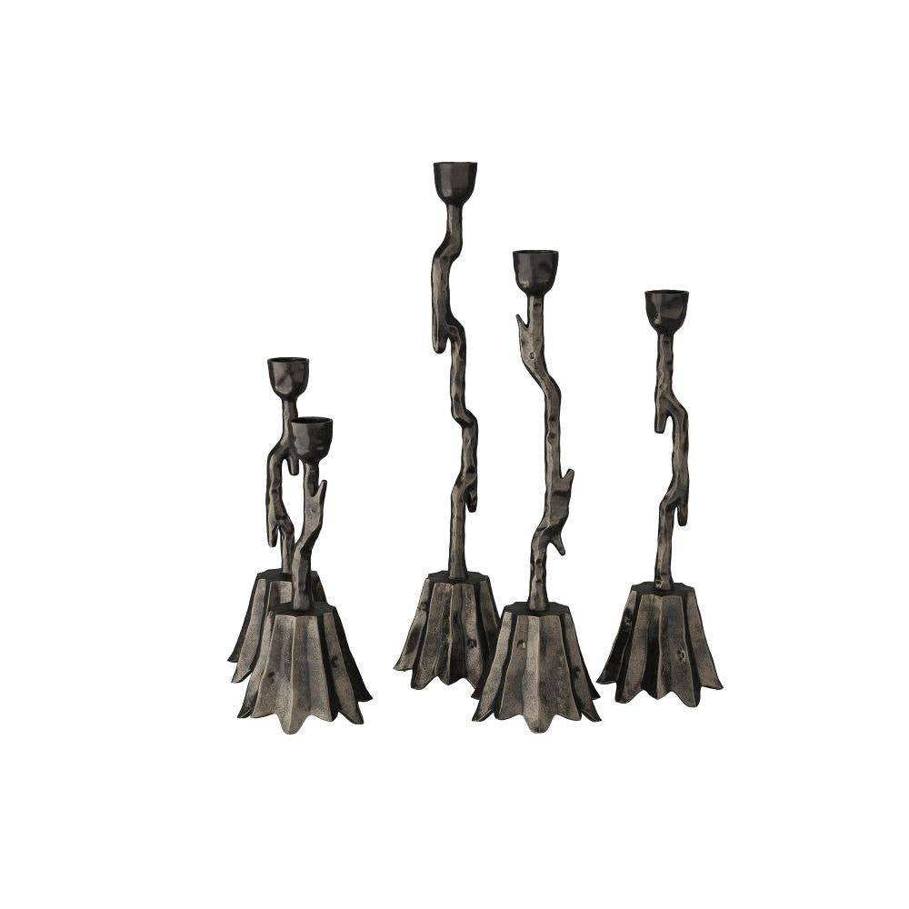 Arteriors - ACI02 - Bougeoirs, lot de 5 - Brandt - Bronze