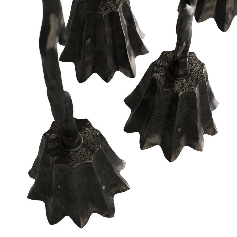 Arteriors - ACI02 - Bougeoirs, lot de 5 - Brandt - Bronze