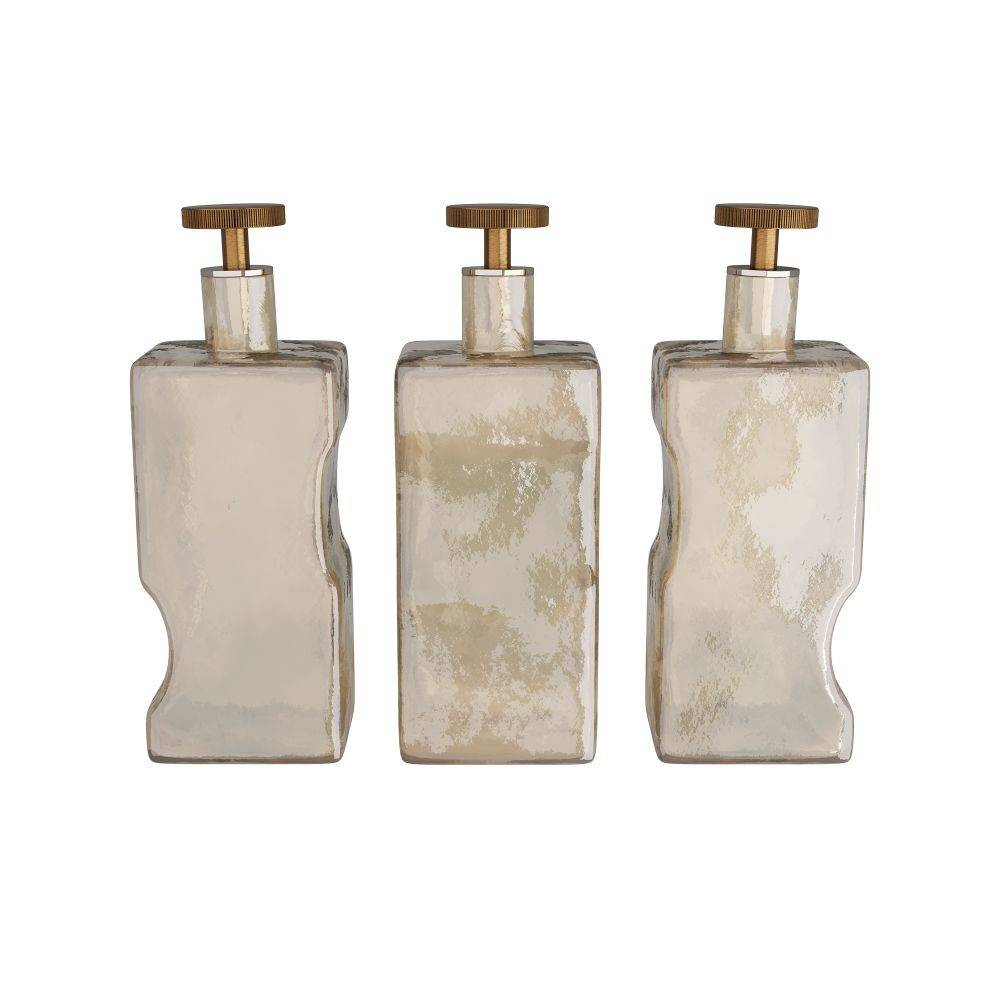 Arteriors - ARI09 - Decanters, Set of 3 - Zerdomo - Smoke Luster