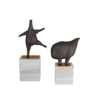 Arteriors - ASC14 - Sculptures, lot de 2 - Brovinas - Noir