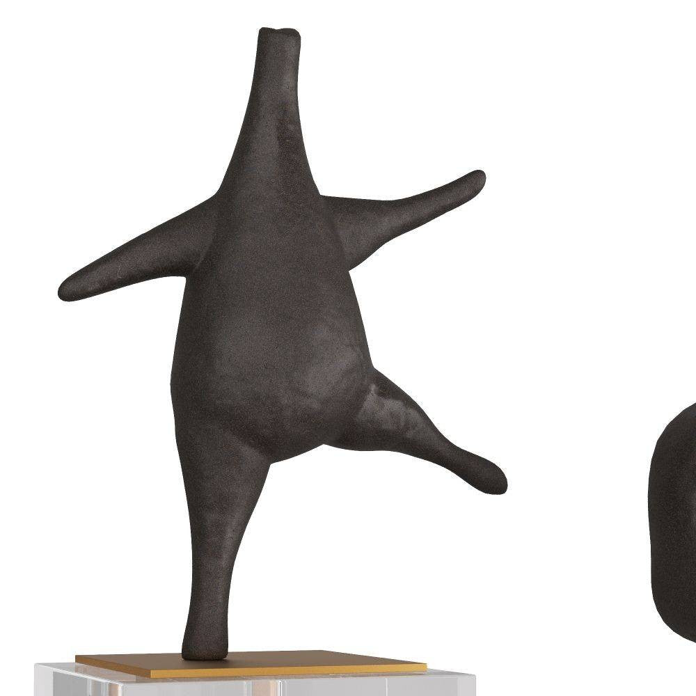 Arteriors - ASC14 - Sculptures, lot de 2 - Brovinas - Noir