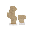 Arteriors - ASC17 - Sculptures, lot de 2 - Bianchis - Sable