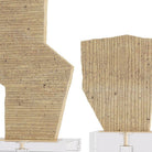 Arteriors - ASC17 - Sculptures, lot de 2 - Bianchis - Sable