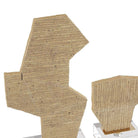 Arteriors - ASC17 - Sculptures, lot de 2 - Bianchis - Sable