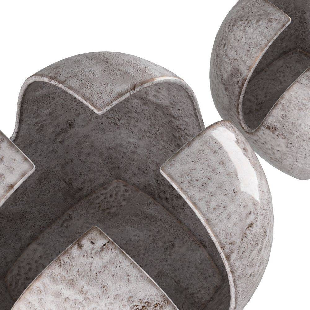 Arteriors - AVE03 - Vases, lot de 2 - Amal - Gris Port