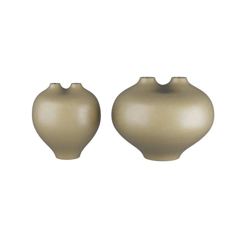 Arteriors - AVE04 - Sculptures, lot de 2 - Yelis - Olive