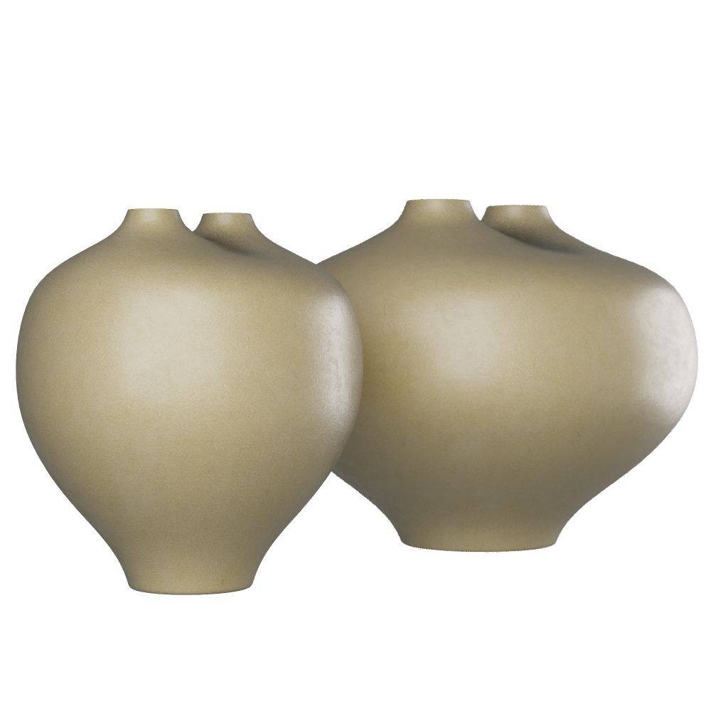 Arteriors - AVE04 - Sculptures, lot de 2 - Yelis - Olive