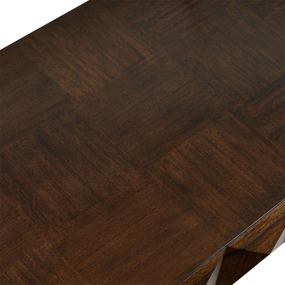 Arteriors - FCS01 - Table basse - Umbra - Placage eucalyptus bringé/Chêne ébène
