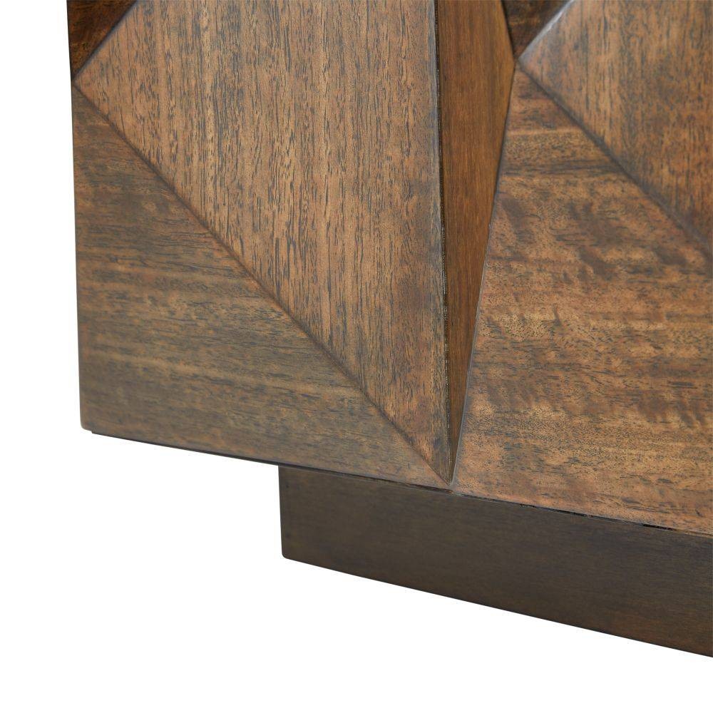Arteriors - FCS01 - Table basse - Umbra - Placage eucalyptus bringé/Chêne ébène
