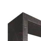 Arteriors - FLS03 - Console - Andreas - Marqueterie de paille gris foncé