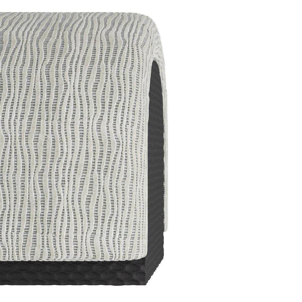 Arteriors - FOI09 - Tabouret - Bucek - Velours Lichen