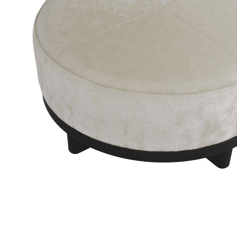 Arteriors - FOI10 - Ottoman - Aurora - Cheveux blancs sur peau