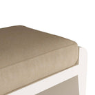 Arteriors - FOS02 - Pouf - Alanna - Cuir végan sable