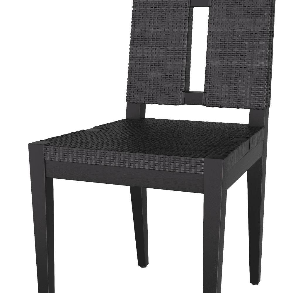 Arteriors - FRS06 - Fauteuil ining - Antonio - Ébène