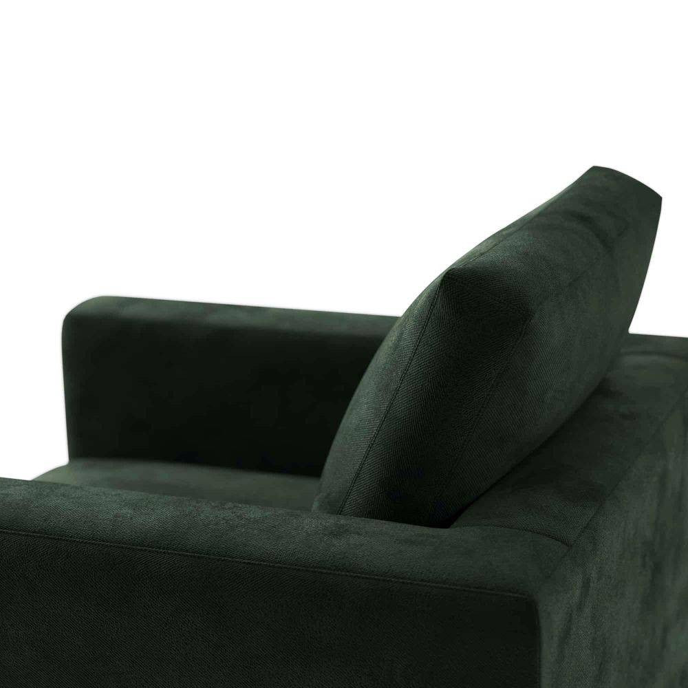Arteriors - FRU03 - Chaise - Lovell - Velours Forêt/Noyer Foncé