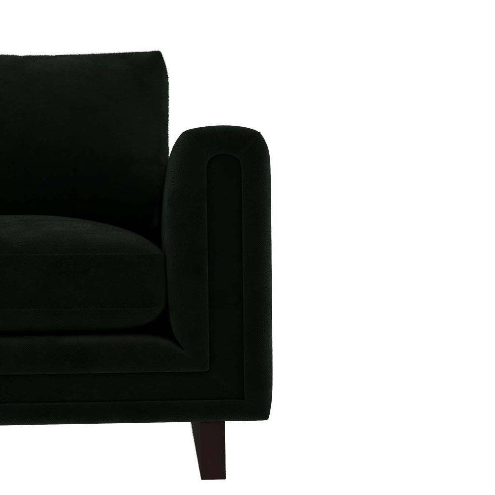 Arteriors - FRU03 - Chaise - Lovell - Velours Forêt/Noyer Foncé