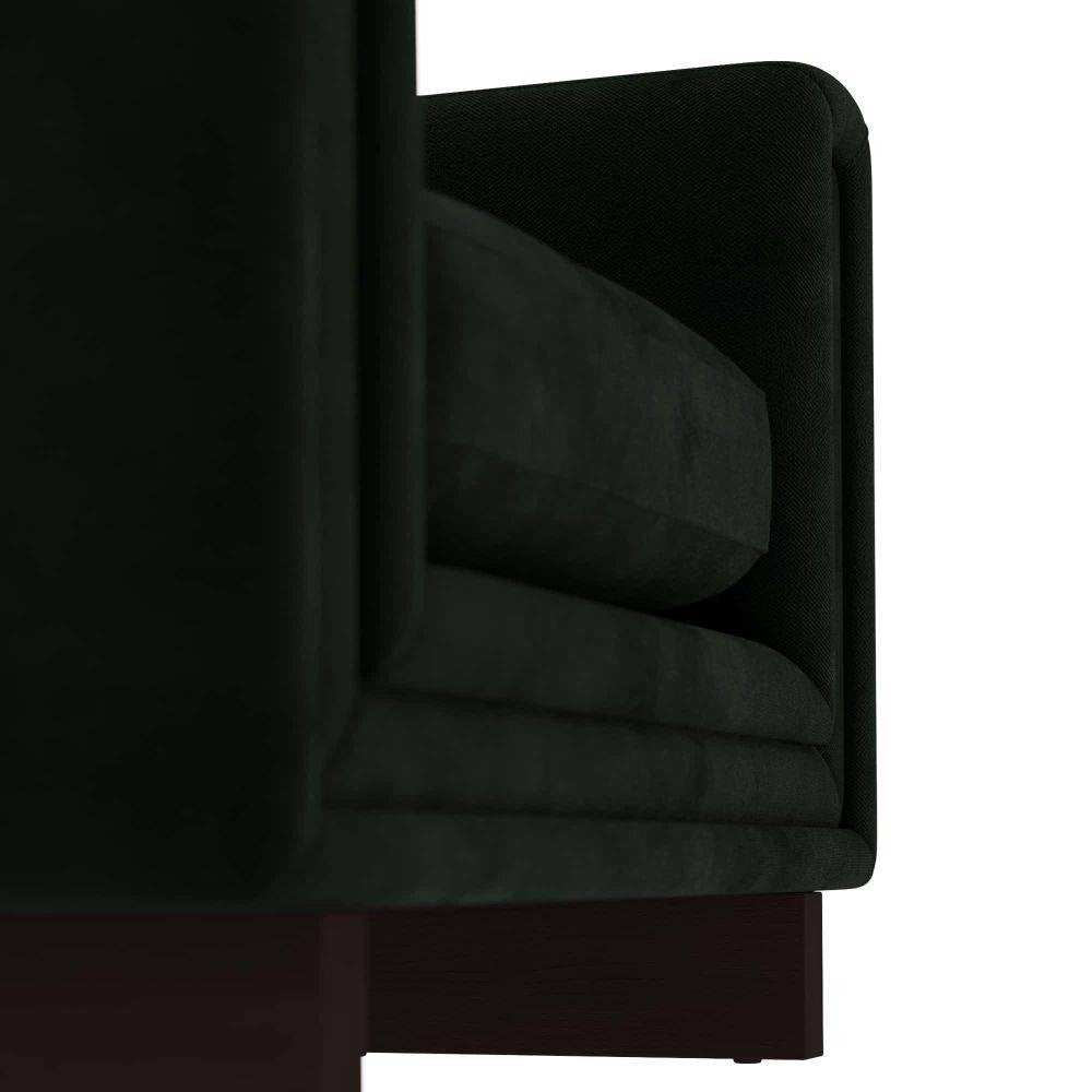 Arteriors - FRU03 - Chaise - Lovell - Velours Forêt/Noyer Foncé