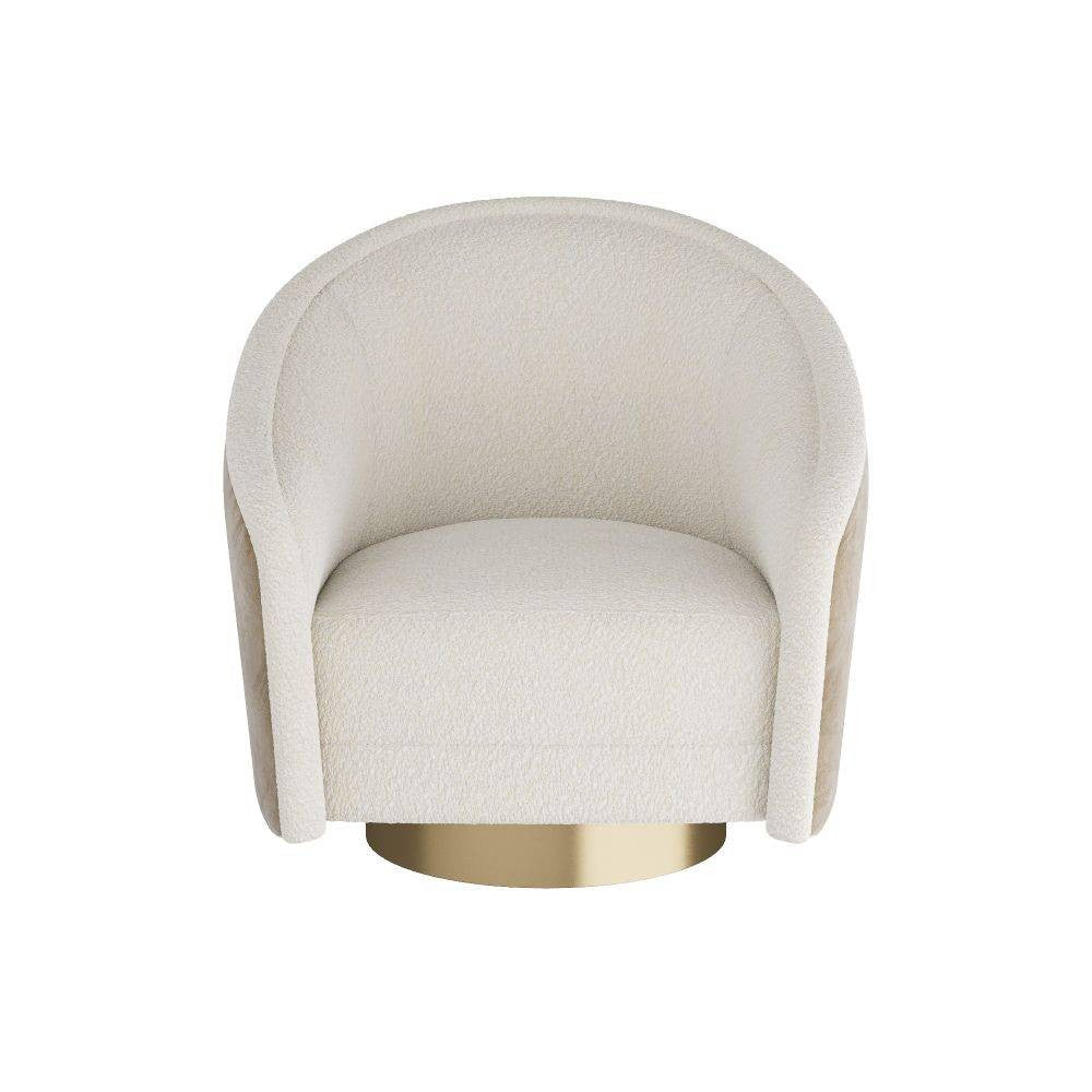 Arteriors - FRU05 - Chaise - Aljona - Crème Sherpa