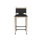 Arteriors - FSI08 - Tabouret de bar - Bardane - Cuir ébène