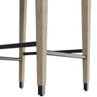 Arteriors - FSI08 - Tabouret de bar - Bardane - Cuir ébène