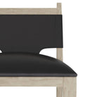 Arteriors - FSI08 - Tabouret de bar - Bardane - Cuir ébène