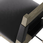 Arteriors - FSI08 - Tabouret de bar - Bardane - Cuir ébène
