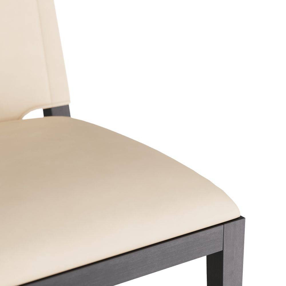 Arteriors - FSI09 - Tabouret de bar - Bardane - Cuir ivoire