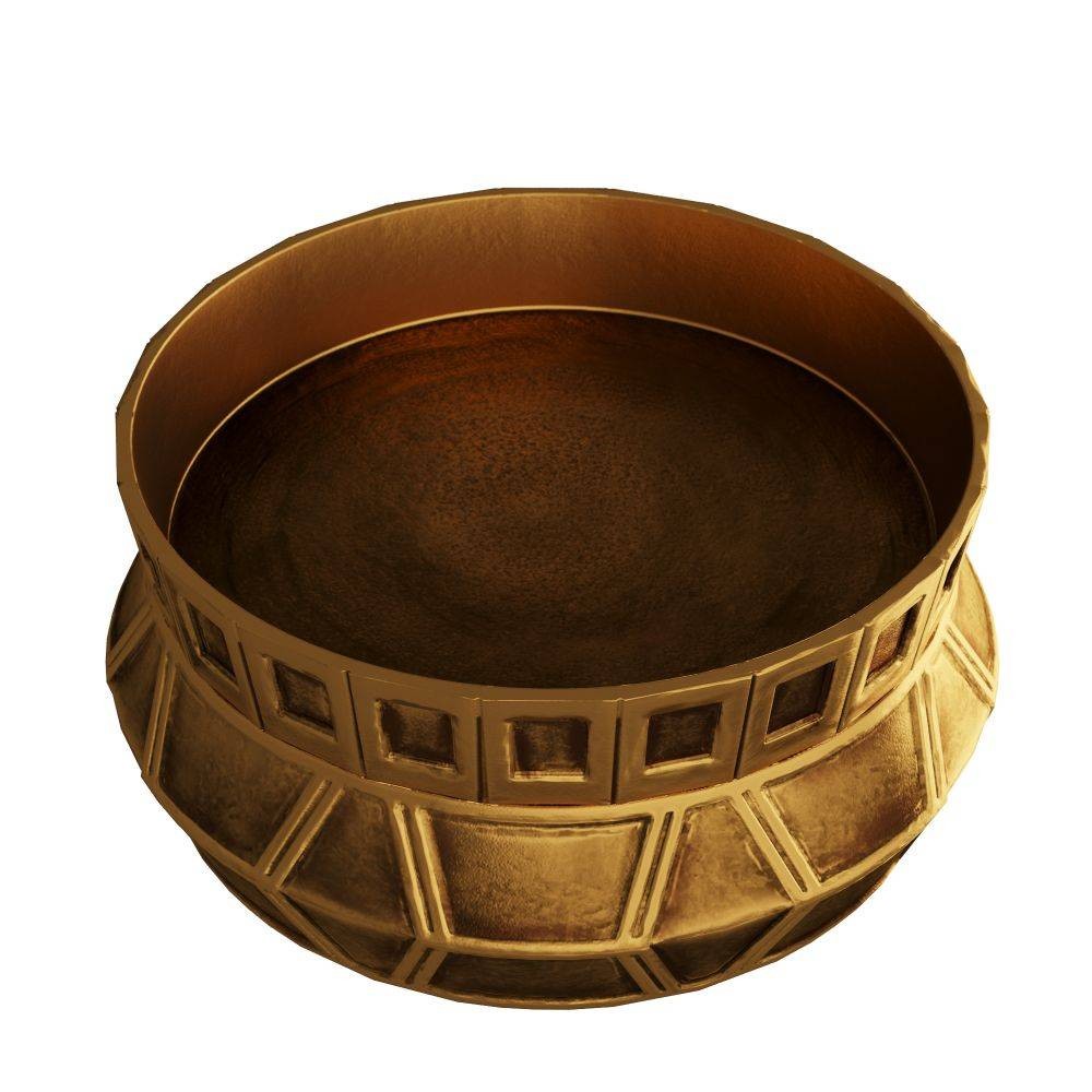 Arteriors - GKAYI01 - Centre de table, lot de 2 - Millenia - Laiton antique