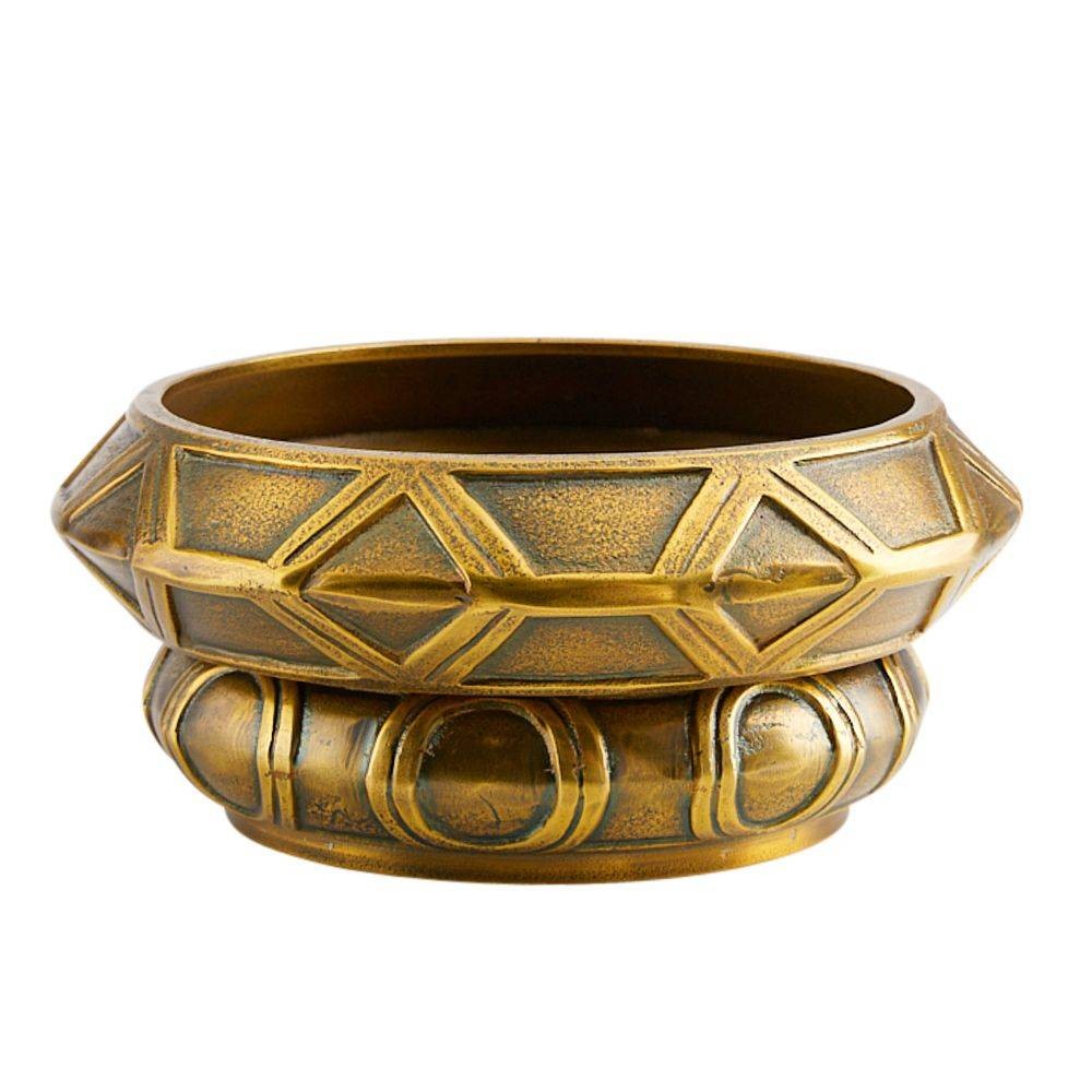 Arteriors - GKAYI02 - Centerpiece, Set of 2 - Millenia - Antique Brass