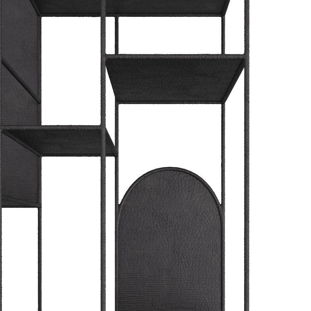 Arteriors - GKFGI02 - Etagere - Meson - Hammered Natural iron, Iron