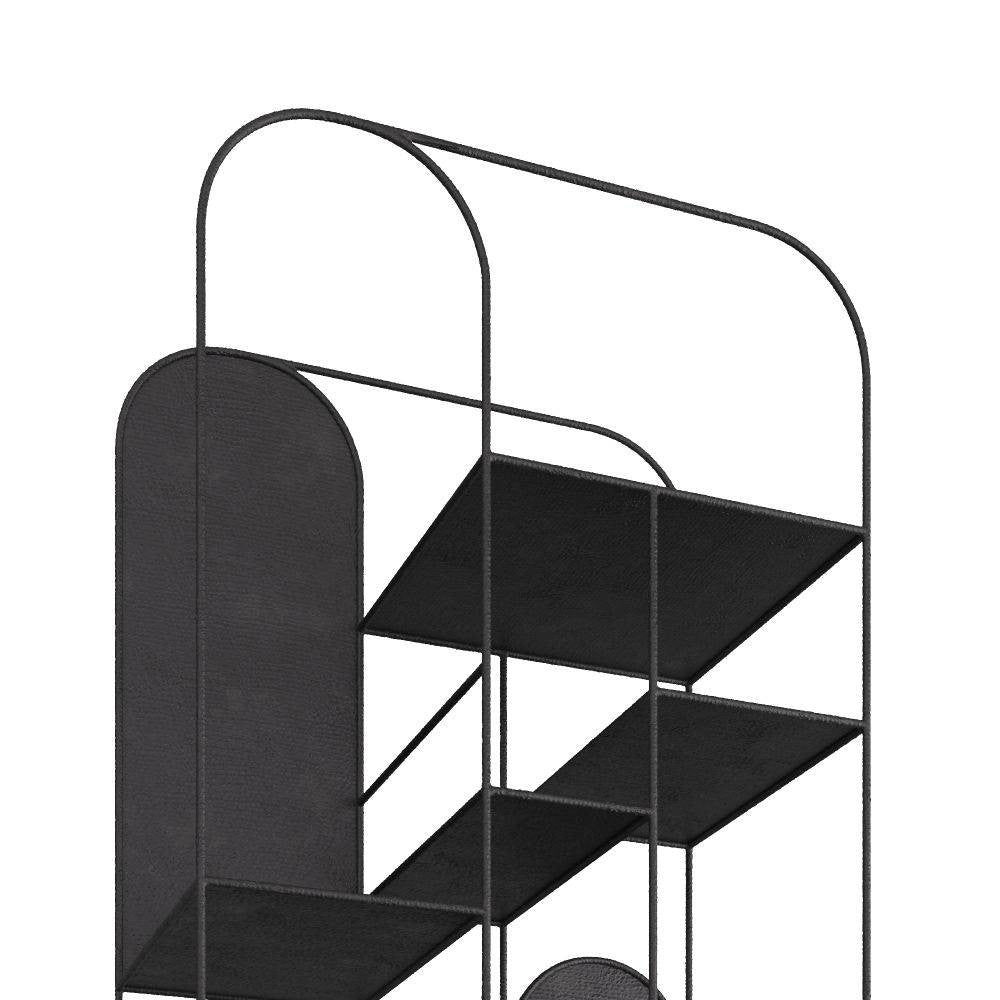 Arteriors - GKFGI02 - Etagere - Meson - Hammered Natural iron, Iron
