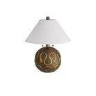 Artères antérieures - GKPTI01-671 - Lampe de table - Serpiente - Laiton vintage, aluminium moulé
