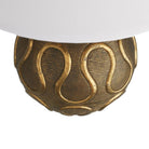 Artères antérieures - GKPTI01-671 - Lampe de table - Serpiente - Laiton vintage, aluminium moulé