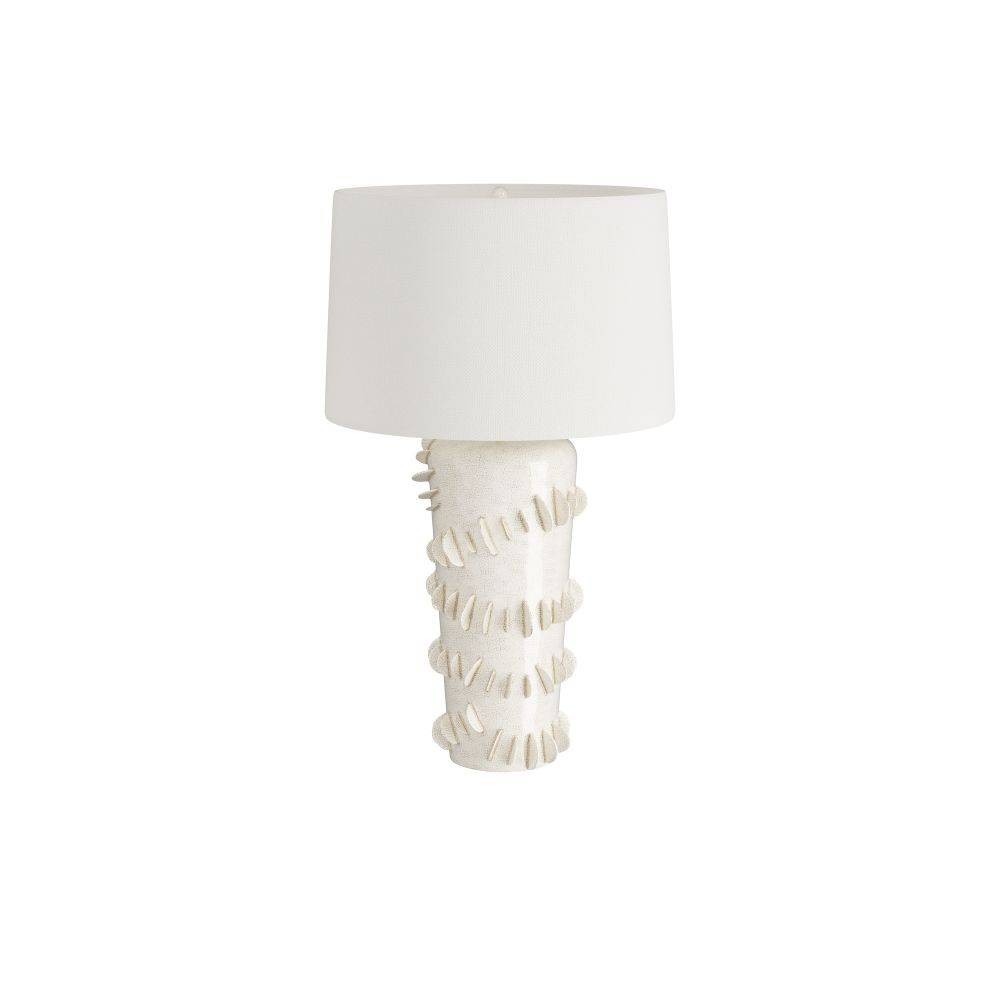 Artérielles - PTC11-SH021 - Lampe de table - Beatrix - Céramique Ivoire Craquant